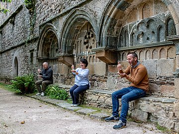 Visites à l'abbaye de Beauport
